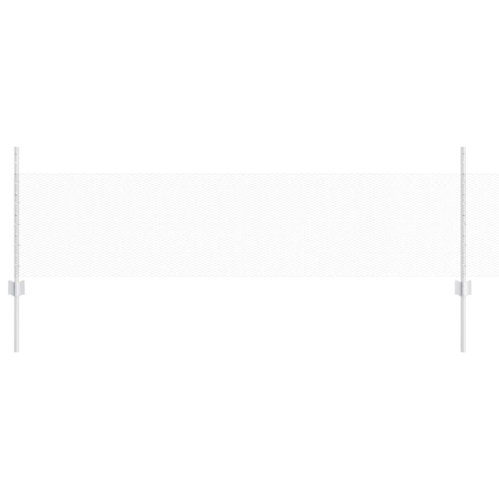 Recinzione con Posto Argento 0,5 x 10 m Acciaio