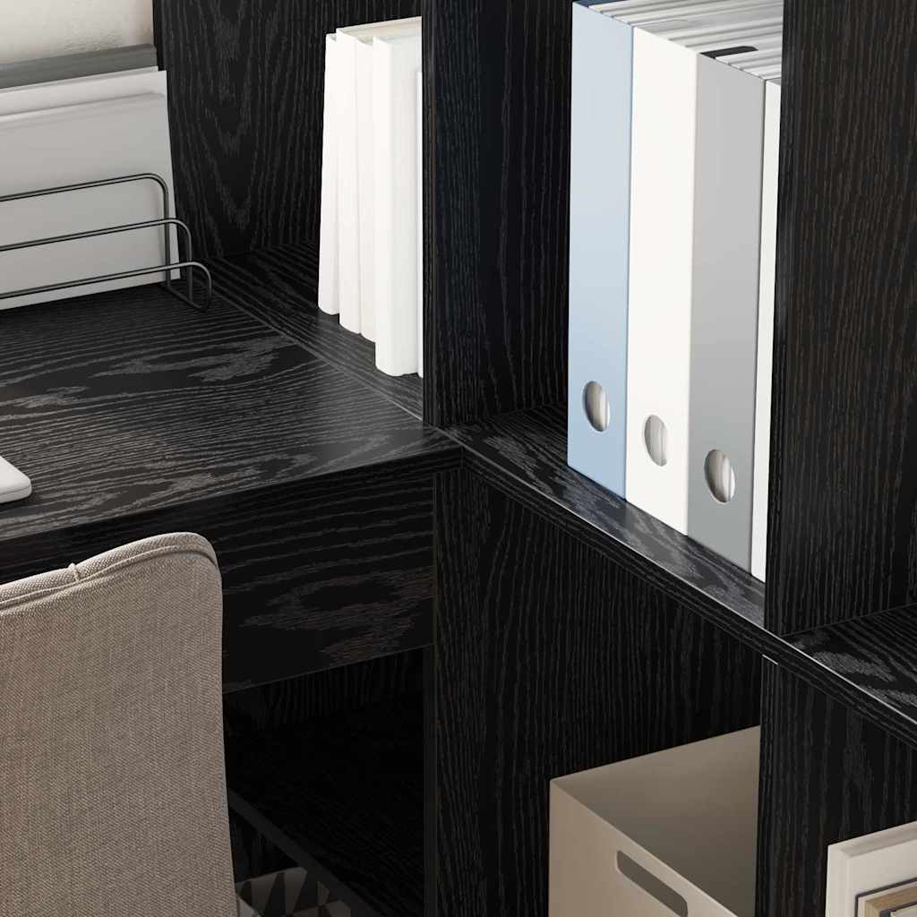 Scrivania ad angolo Rovere Nero 101,5 x 149,5 x 149,5 cm