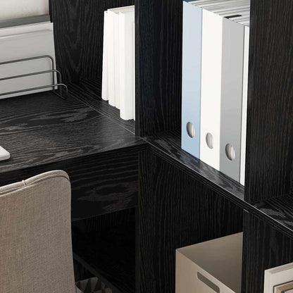 Scrivania ad angolo Rovere Nero 101,5 x 149,5 x 149,5 cm