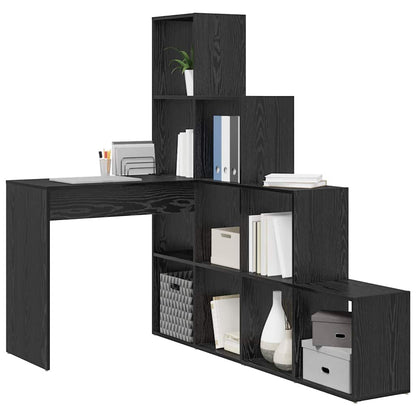 Scrivania ad angolo Rovere Nero 101,5 x 149,5 x 149,5 cm
