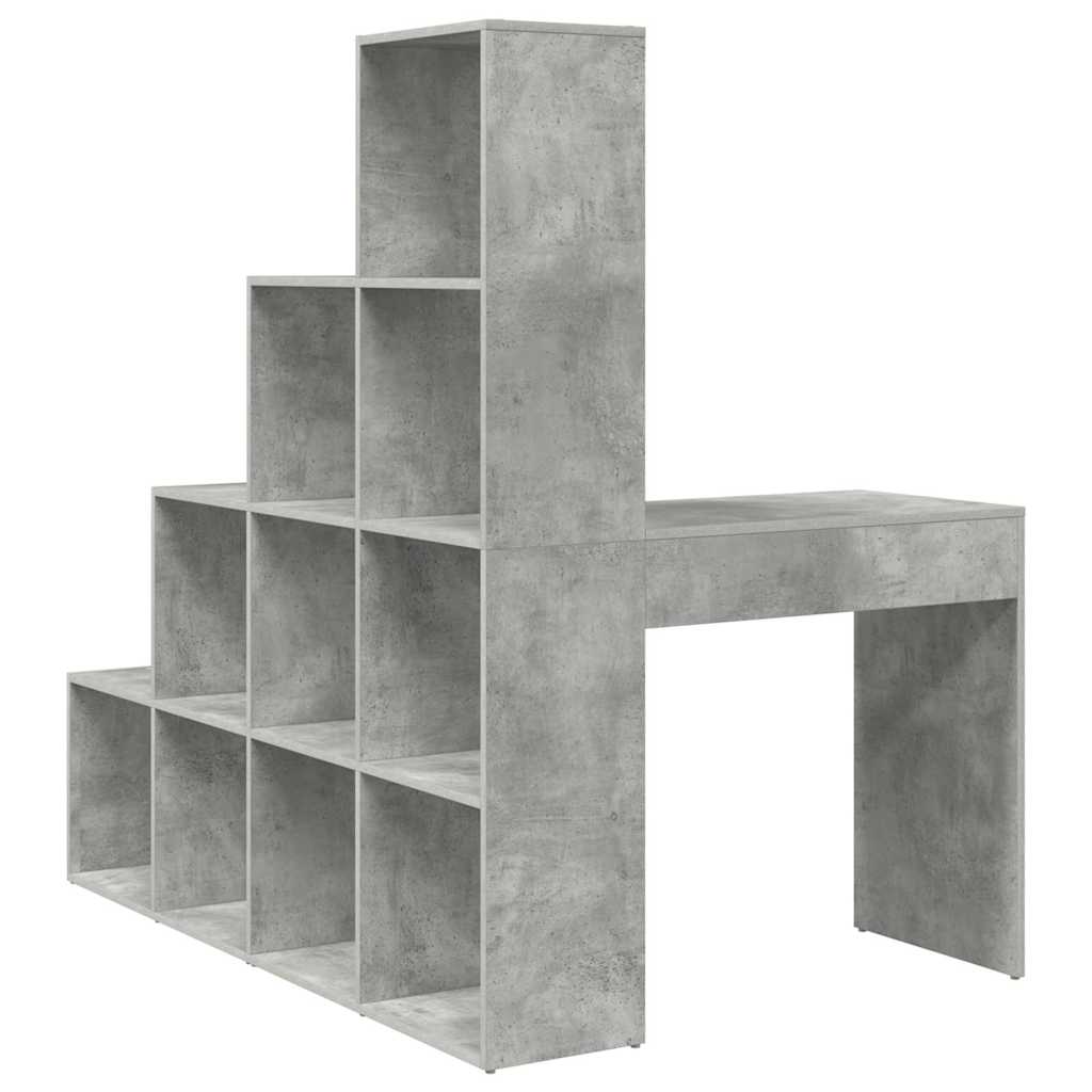 Scrivania ad angolo Grigio cemento 101,5 x 149,5 x 149,5 cm | homemem39