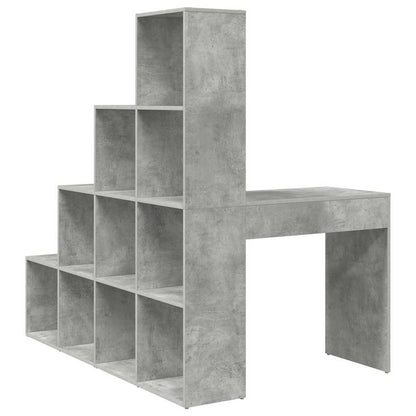 Scrivania ad angolo Grigio cemento 101,5 x 149,5 x 149,5 cm