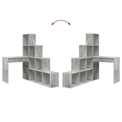 Scrivania ad angolo Grigio cemento 101,5 x 149,5 x 149,5 cm | homemem39