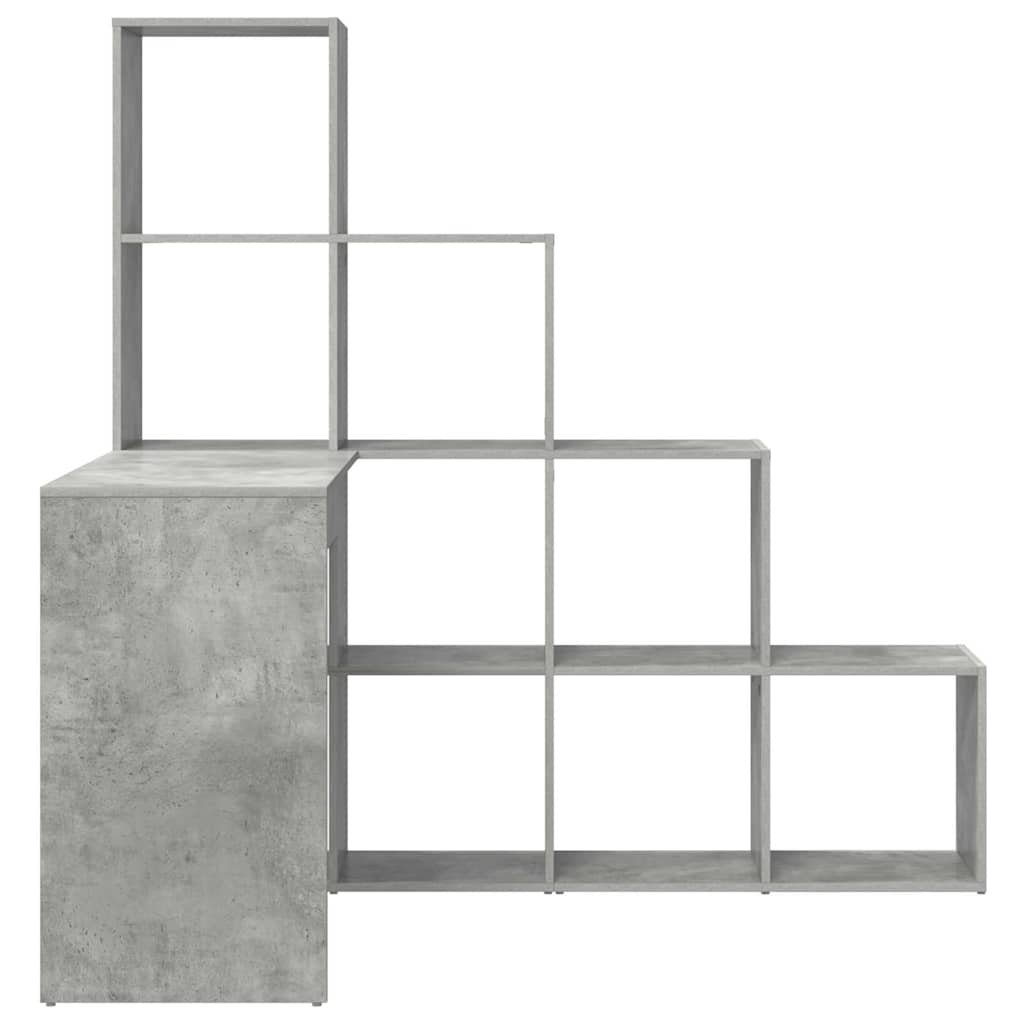 Scrivania ad angolo Grigio cemento 101,5 x 149,5 x 149,5 cm | homemem39