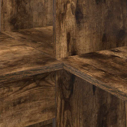 Scrivania ad angolo Rovere fumé 101,5 x 149,5 x 149,5 cm