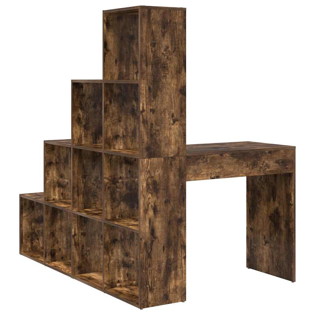 Scrivania ad angolo Rovere fumé 101,5 x 149,5 x 149,5 cm