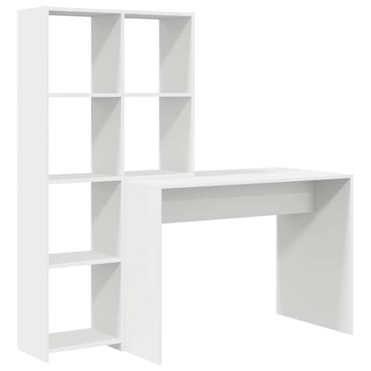 Scrivania Bianco 138,5 x 55 x 143 cm Legno multistrato