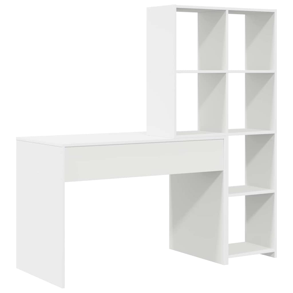Scrivania Bianco 138,5 x 55 x 143 cm Legno multistrato