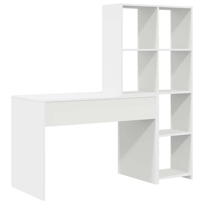 Scrivania Bianco 138,5 x 55 x 143 cm Legno multistrato