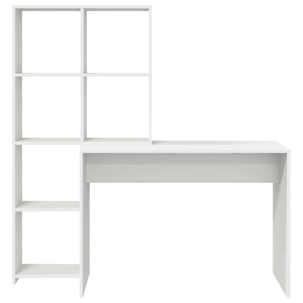 Scrivania Bianco 138,5 x 55 x 143 cm Legno multistrato
