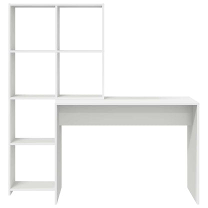 Scrivania Bianco 138,5 x 55 x 143 cm Legno multistrato