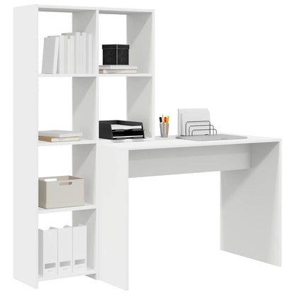Scrivania Bianco 138,5 x 55 x 143 cm Legno multistrato