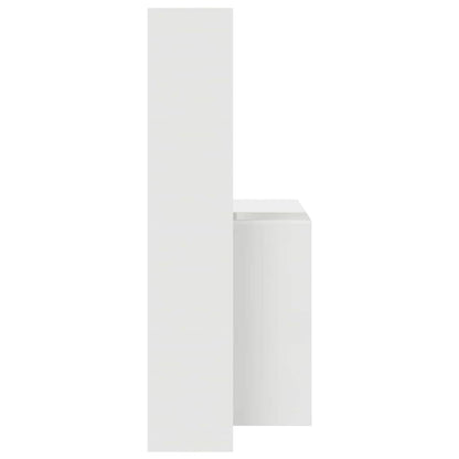 Scrivania Bianco 138,5 x 55 x 143 cm Legno multistrato