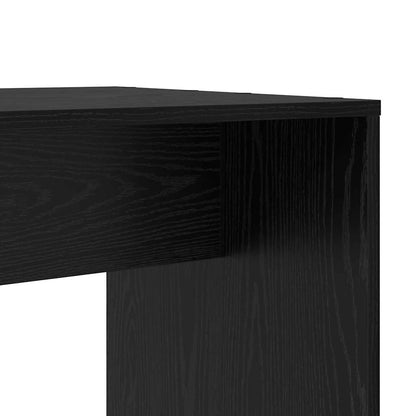 Scrivania Rovere Nero 138,5 x 55 x 143 cm Legno multistrato