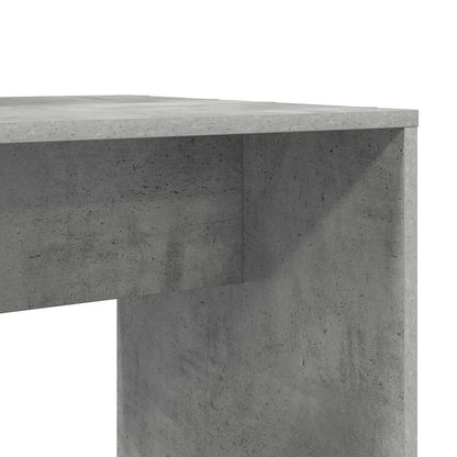 Scrivania Grigio cemento 138,5 x 55 x 143 cm Legno multistrato