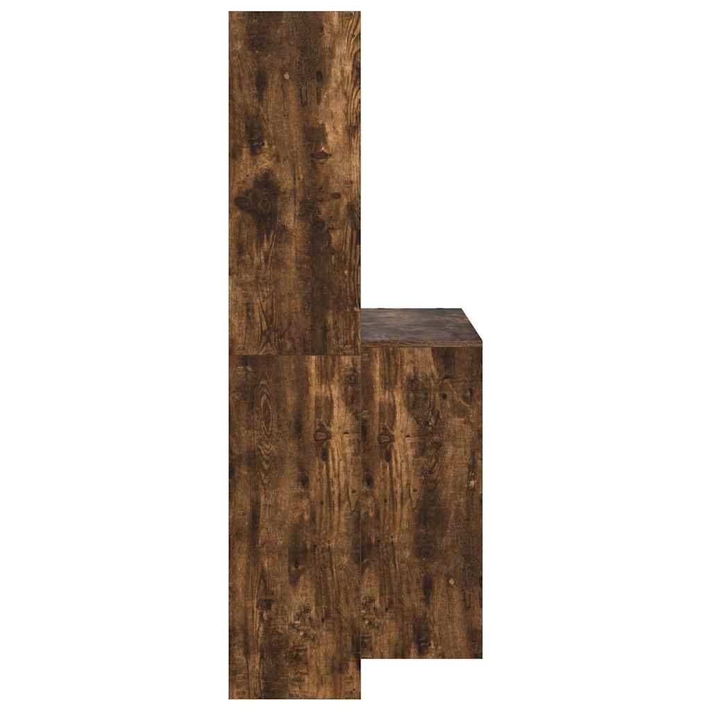 Scrivania Rovere fumé 138,5 x 55 x 143 cm Legno multistrato