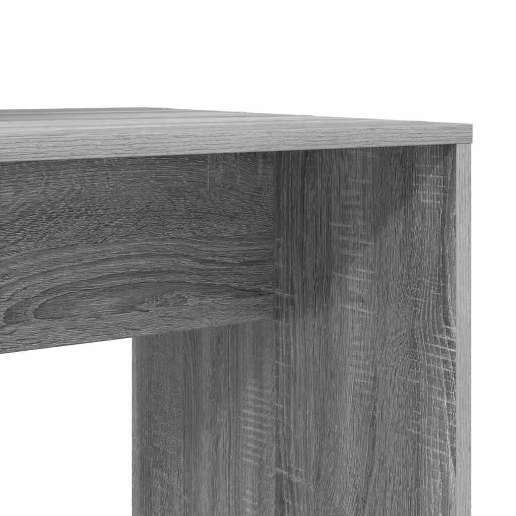 Scrivania Grigio Sonoma 138,5 x 55 x 143 cm Legno multistrato
