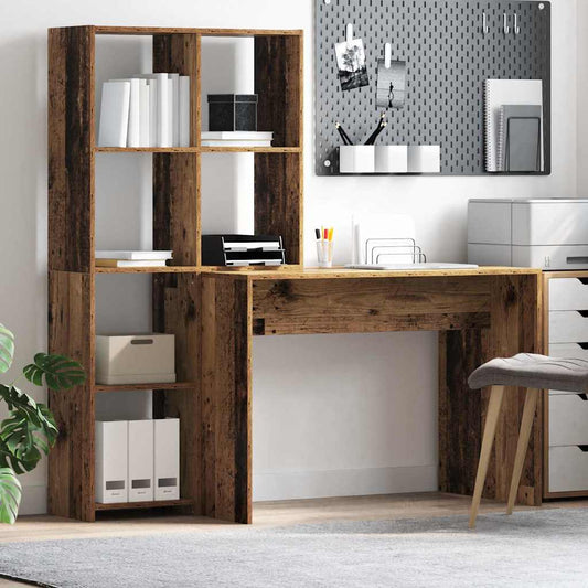 Scrivania Legno vecchio 138,5 x 55 x 143 cm Legno multistrato