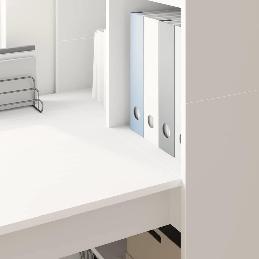 Scrivania Bianco 122 x 67 x 145 cm Legno multistrato