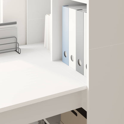 Scrivania Bianco 122 x 67 x 145 cm Legno multistrato
