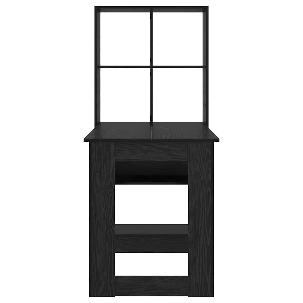 Scrivania Rovere Nero 122 x 67 x 145 cm Legno multistrato