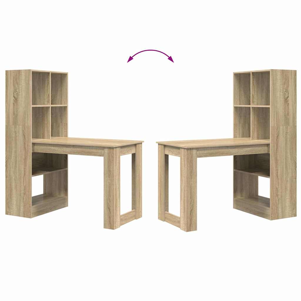 Scrivania Rovere Sonoma 122 x 67 x 145 cm Legno multistrato