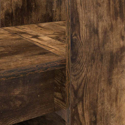 Scrivania Rovere fumé 122 x 67 x 145 cm Legno multistrato