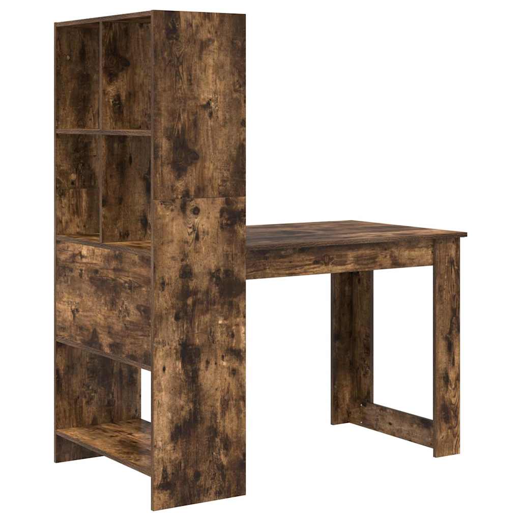 Scrivania Rovere fumé 122 x 67 x 145 cm Legno multistrato