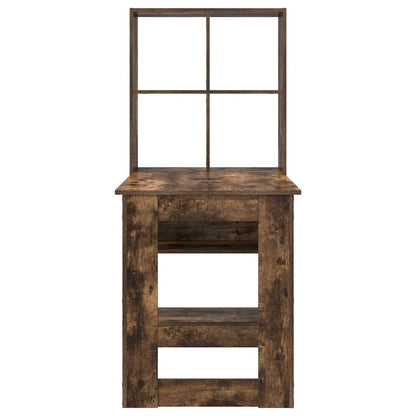 Scrivania Rovere fumé 122 x 67 x 145 cm Legno multistrato