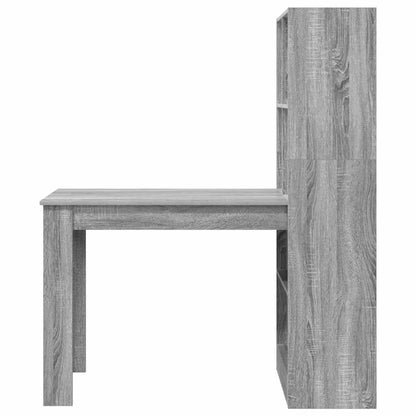 Scrivania Grigio Sonoma 122 x 67 x 145 cm Legno multistrato