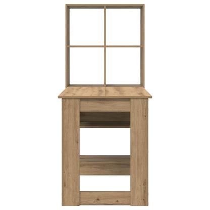 Scrivania con lo scaffale Rovere artigianale 122 x 67 x 145 cm