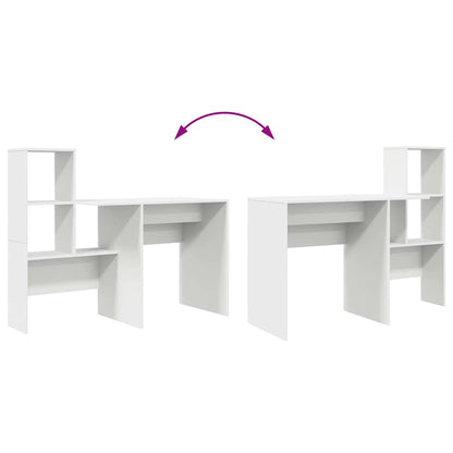 Scrivania Bianco 131,5 x 50 x 106,5 cm Legno multistrato