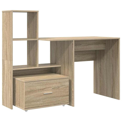 Scrivania Rovere Sonoma 131,5 x 50 x 106,5 cm Legno multistrato