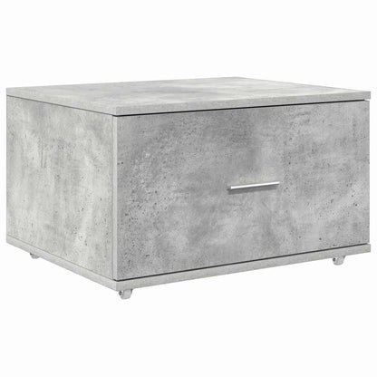 Scrivania con cassetto Grigio cemento 131,5 x 50 x 106,5 cm