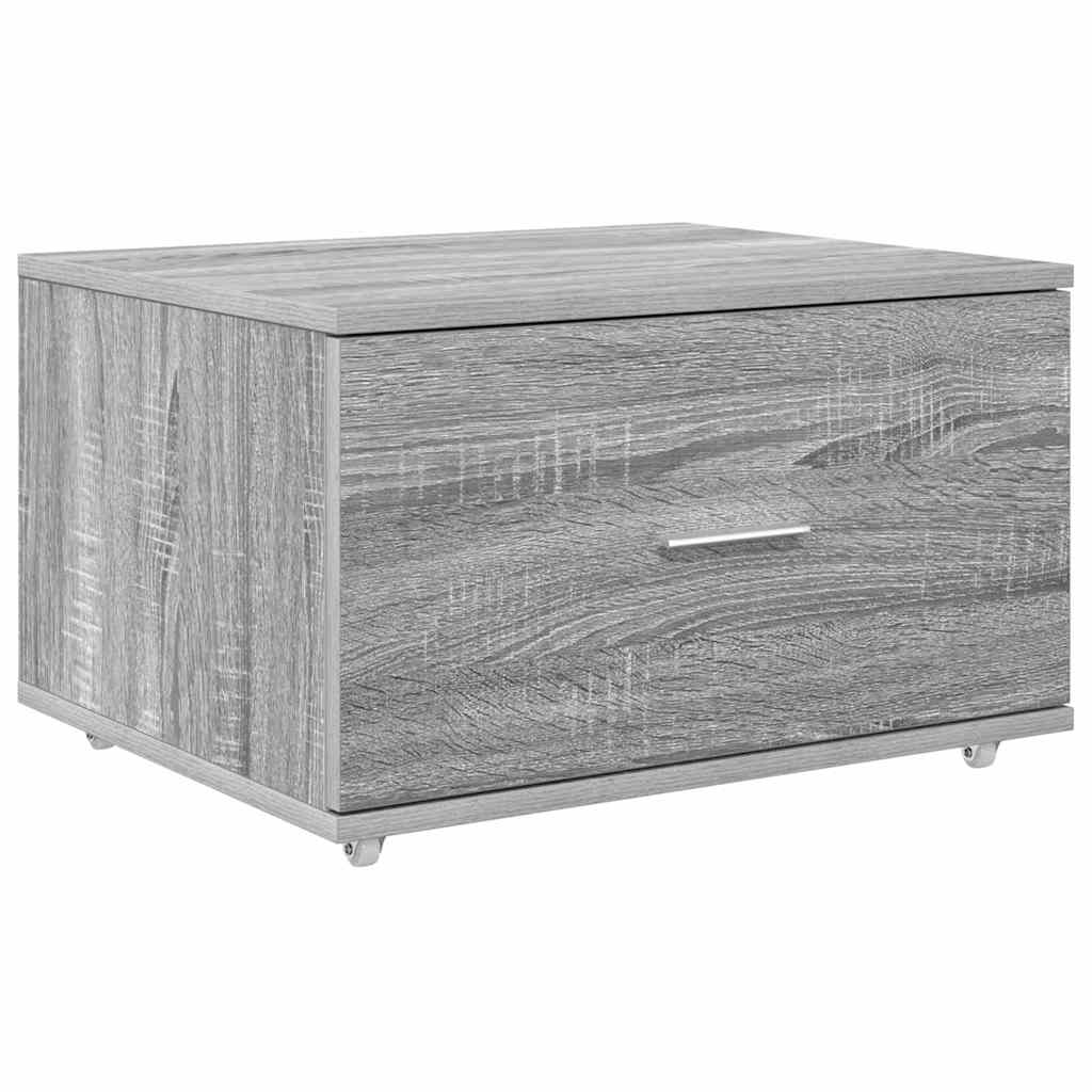 Scrivania Grigio Sonoma 131,5 x 50 x 106,5 cm Legno multistrato