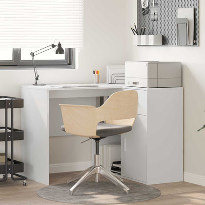 Scrivania ad angolo con cassetto Bianco 102 x 88 x 75 cm