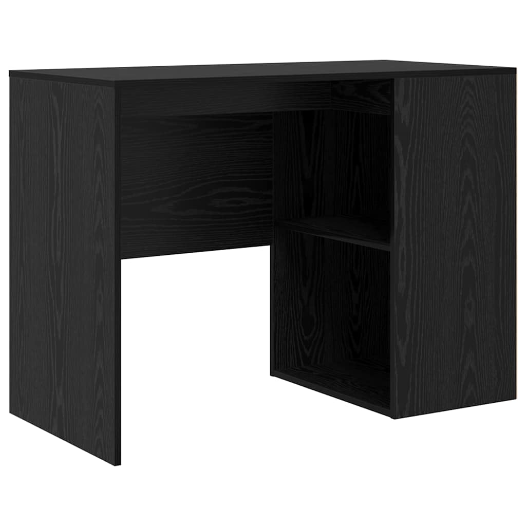 Scrivania ad angolo con cassetto Rovere Nero 102 x 88 x 75 cm