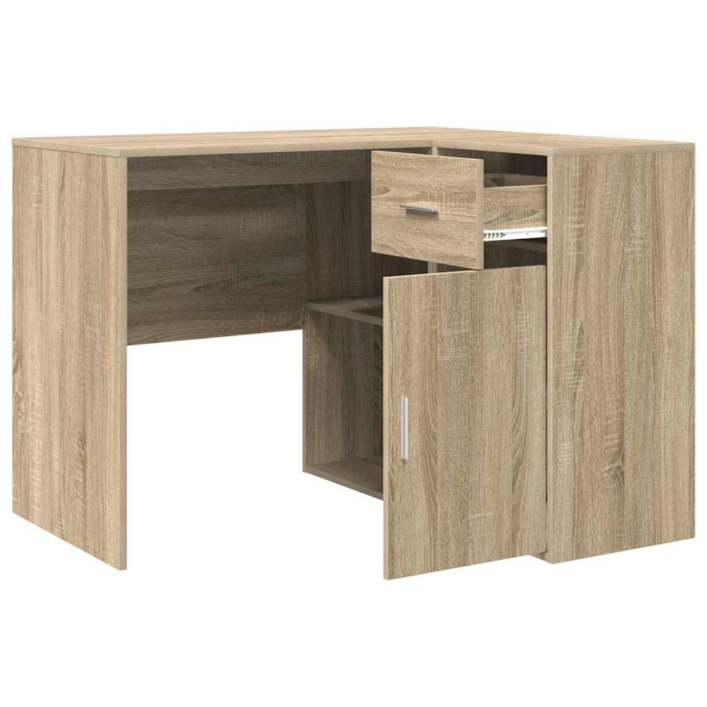 Scrivania ad angolo con cassetto Rovere Sonoma 102 x 88 x 75 cm