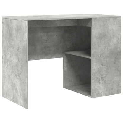 Scrivania ad angolo Grigio cemento 102 x 88 x 75 cm