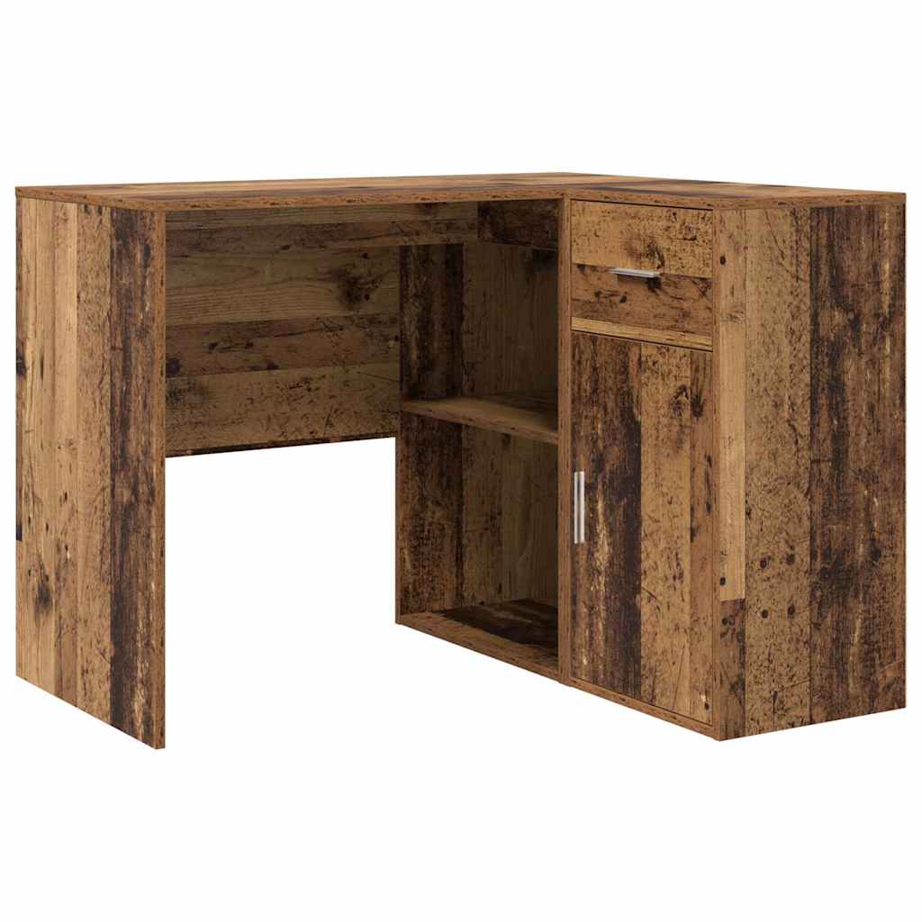 Scrivania ad angolo con cassetto Legno vecchio 102 x 88 x 75 cm