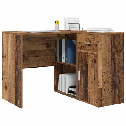 Scrivania ad angolo con cassetto Legno vecchio 102 x 88 x 75 cm