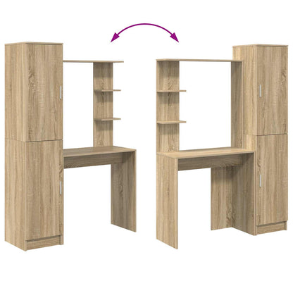 Scrivania 2 pcs Rovere Sonoma