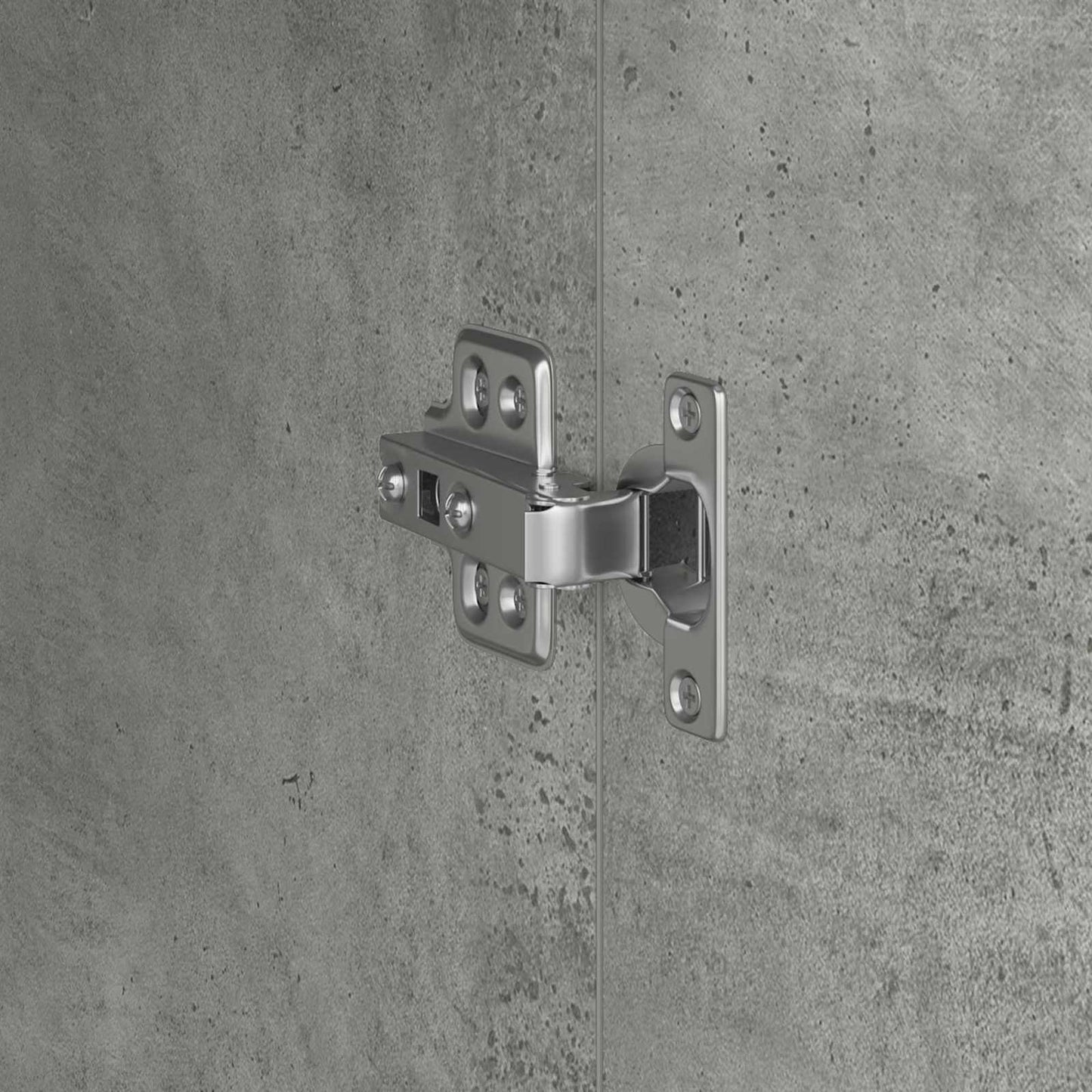 Scrivania 2 pcs Grigio cemento