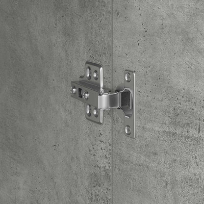 Scrivania 2 pcs Grigio cemento