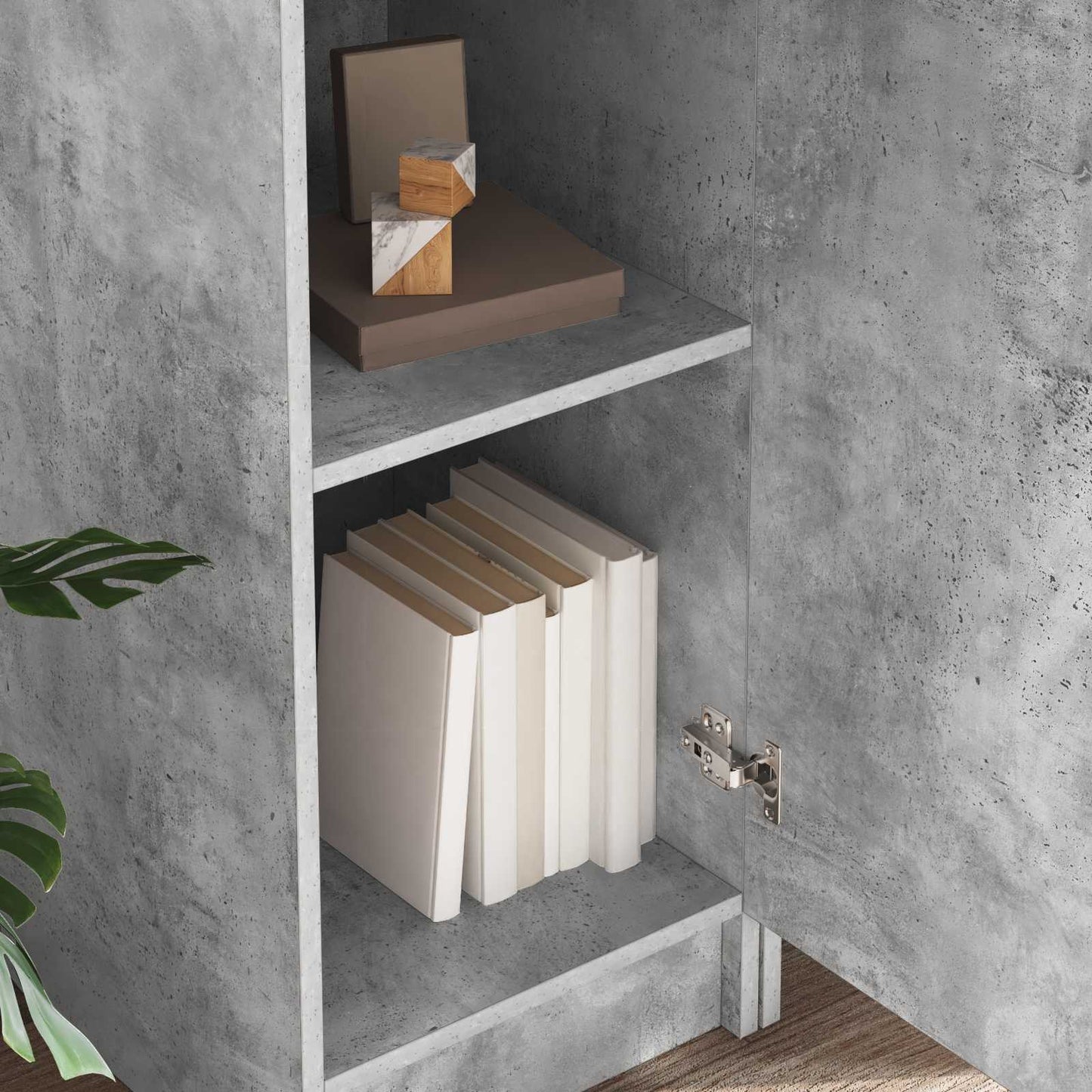 Scrivania 2 pcs Grigio cemento | homemem39