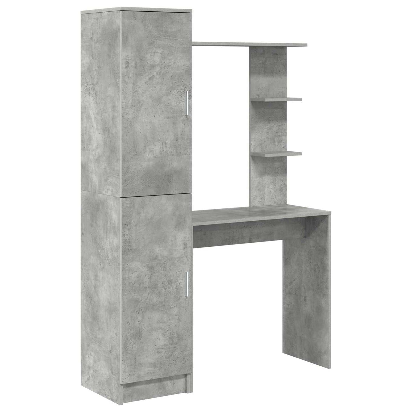 Scrivania 2 pcs Grigio cemento