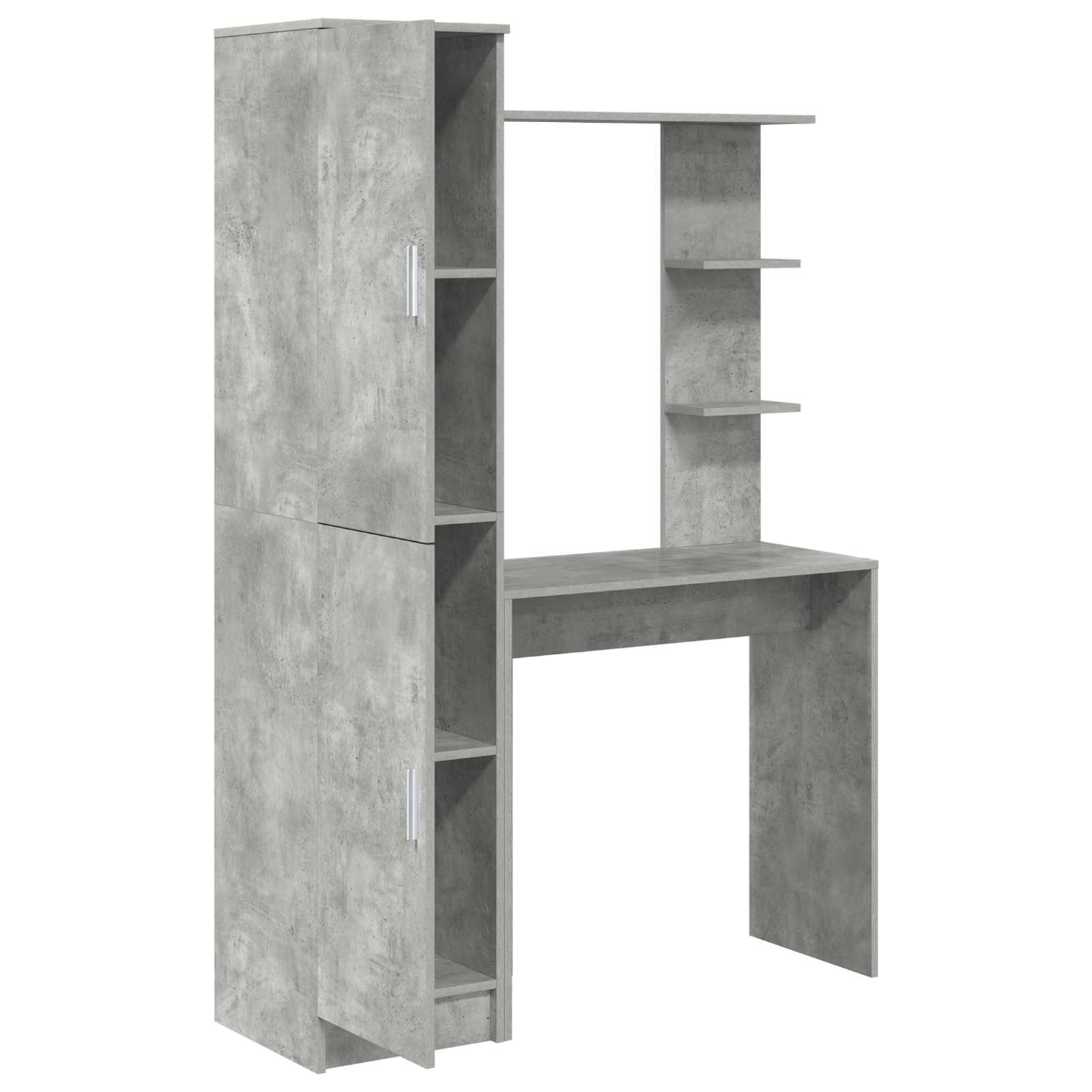 Scrivania 2 pcs Grigio cemento | homemem39