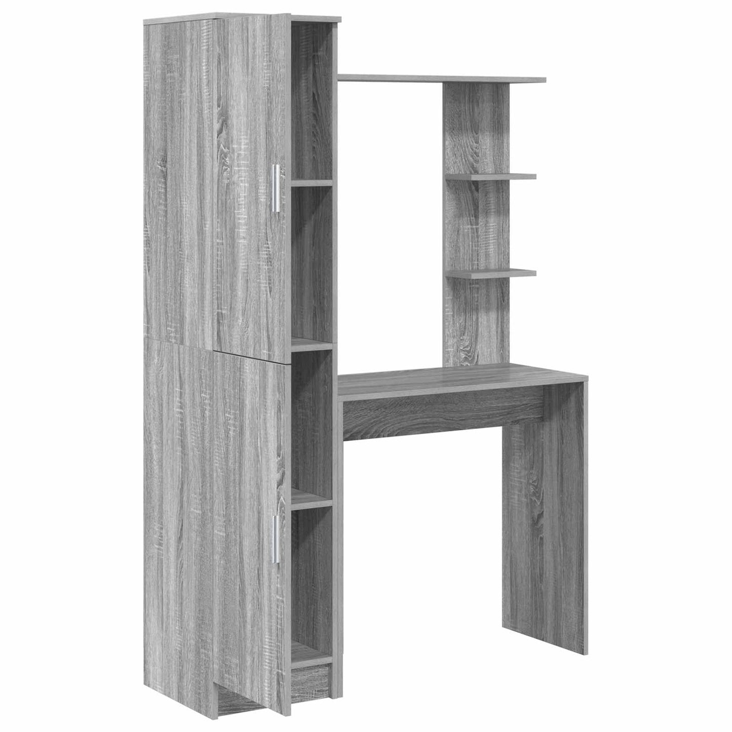 Scrivania 2 pcs Grigio Sonoma