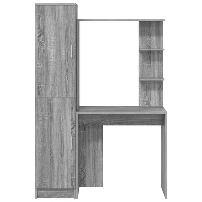 Scrivania 2 pcs Grigio Sonoma | homemem39