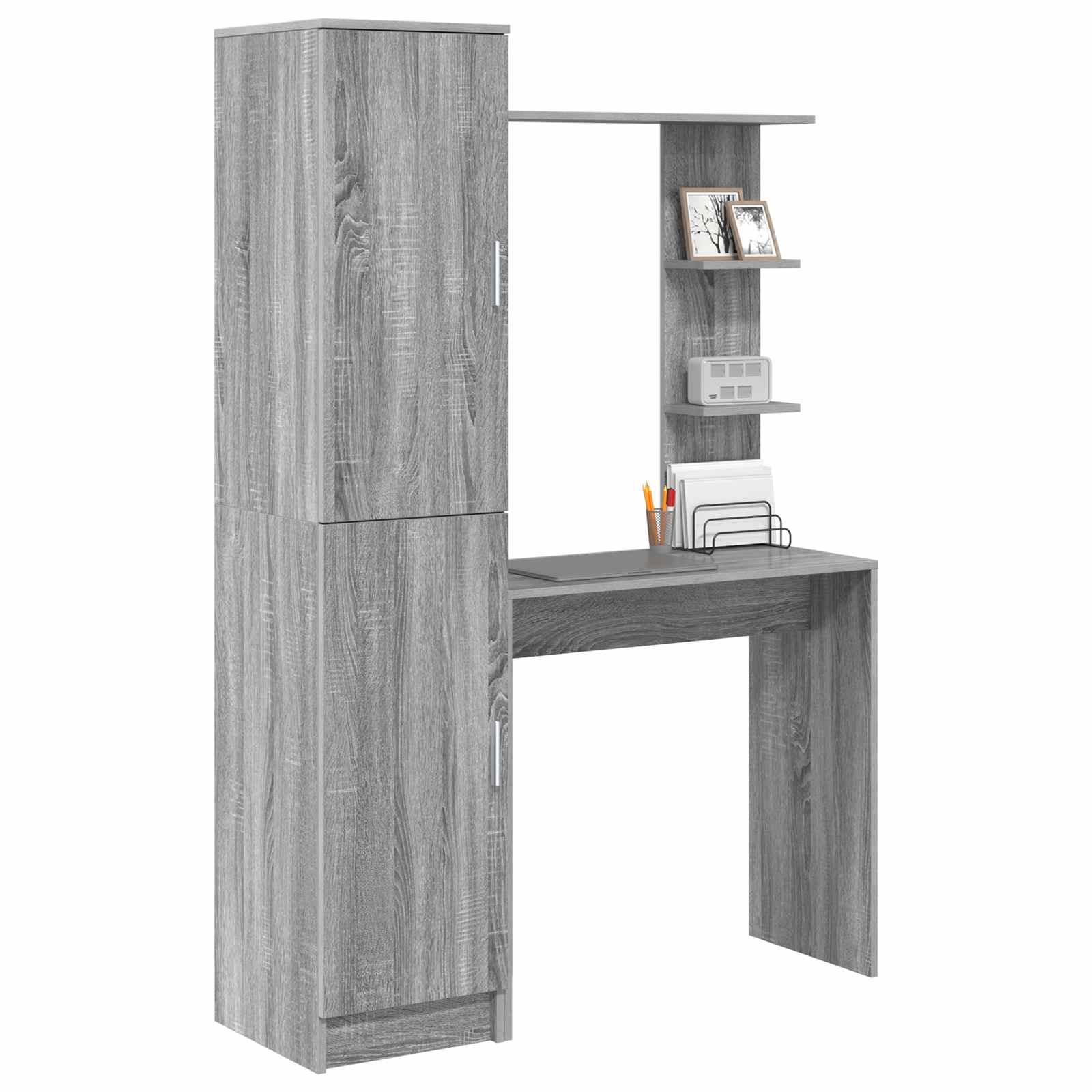 Scrivania 2 pcs Grigio Sonoma | homemem39